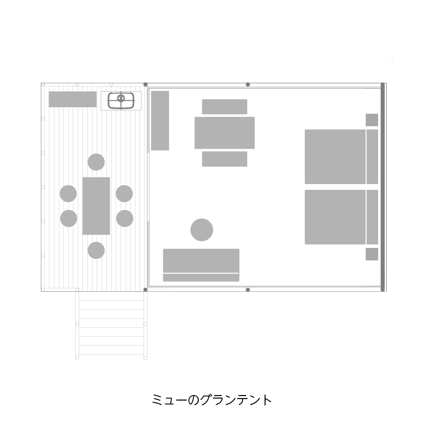 ミューのグランテントの間取り図