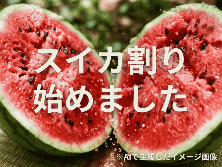 スイカ割りセットのオプション販売を始めました